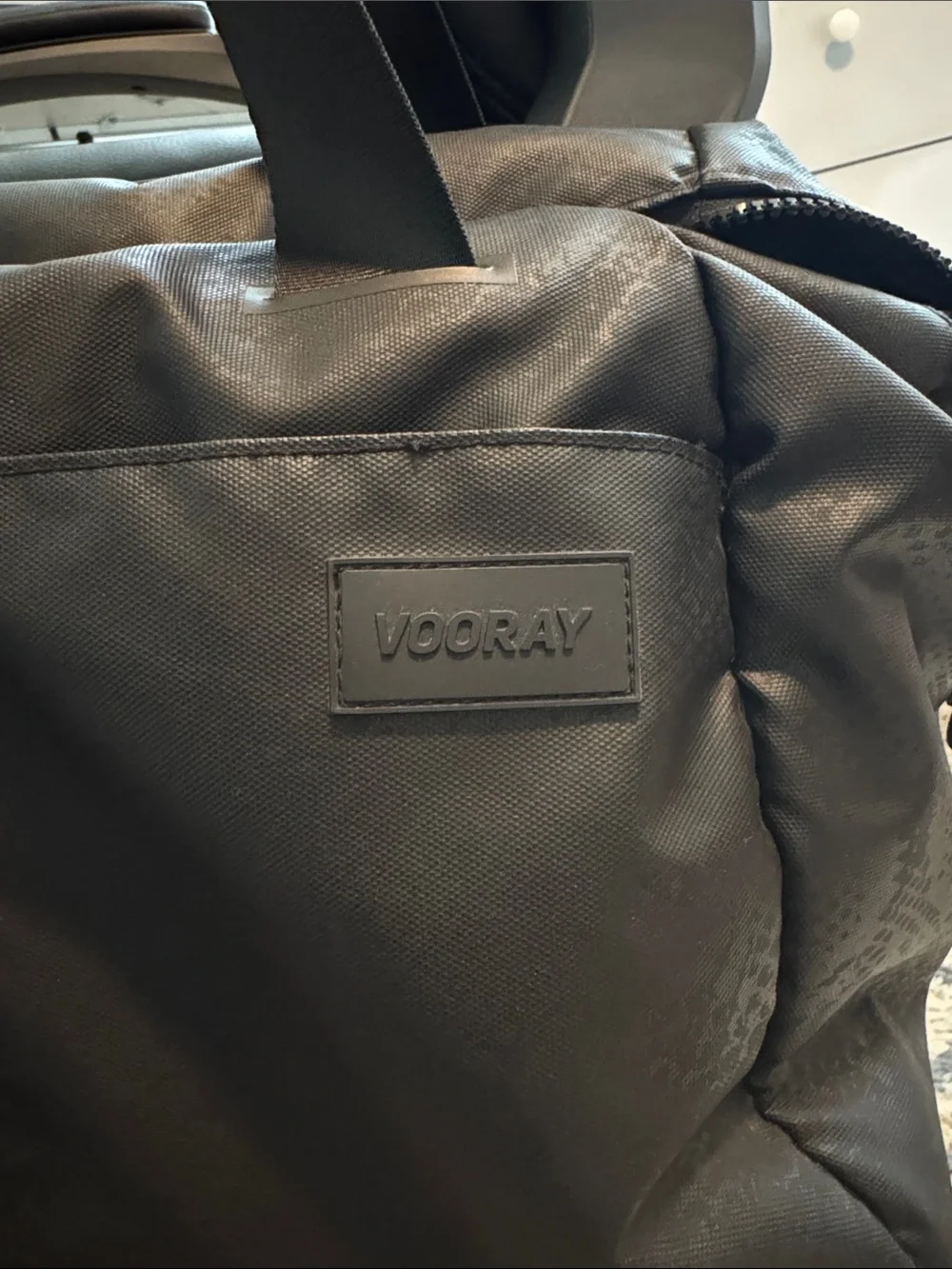 Vooray Alana Duffel Black Snakeskin